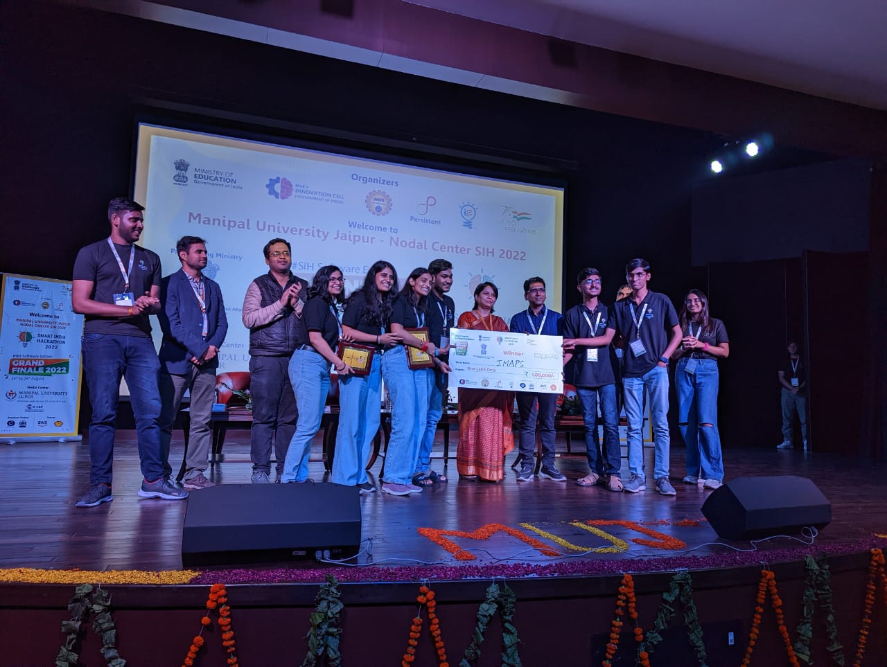 VALEDICTORY CEREMONY OF SMART INDIA HACKATHON 2022 GRAND FINALE HELD AT MANIPAL UNIVERSITY JAIPUR